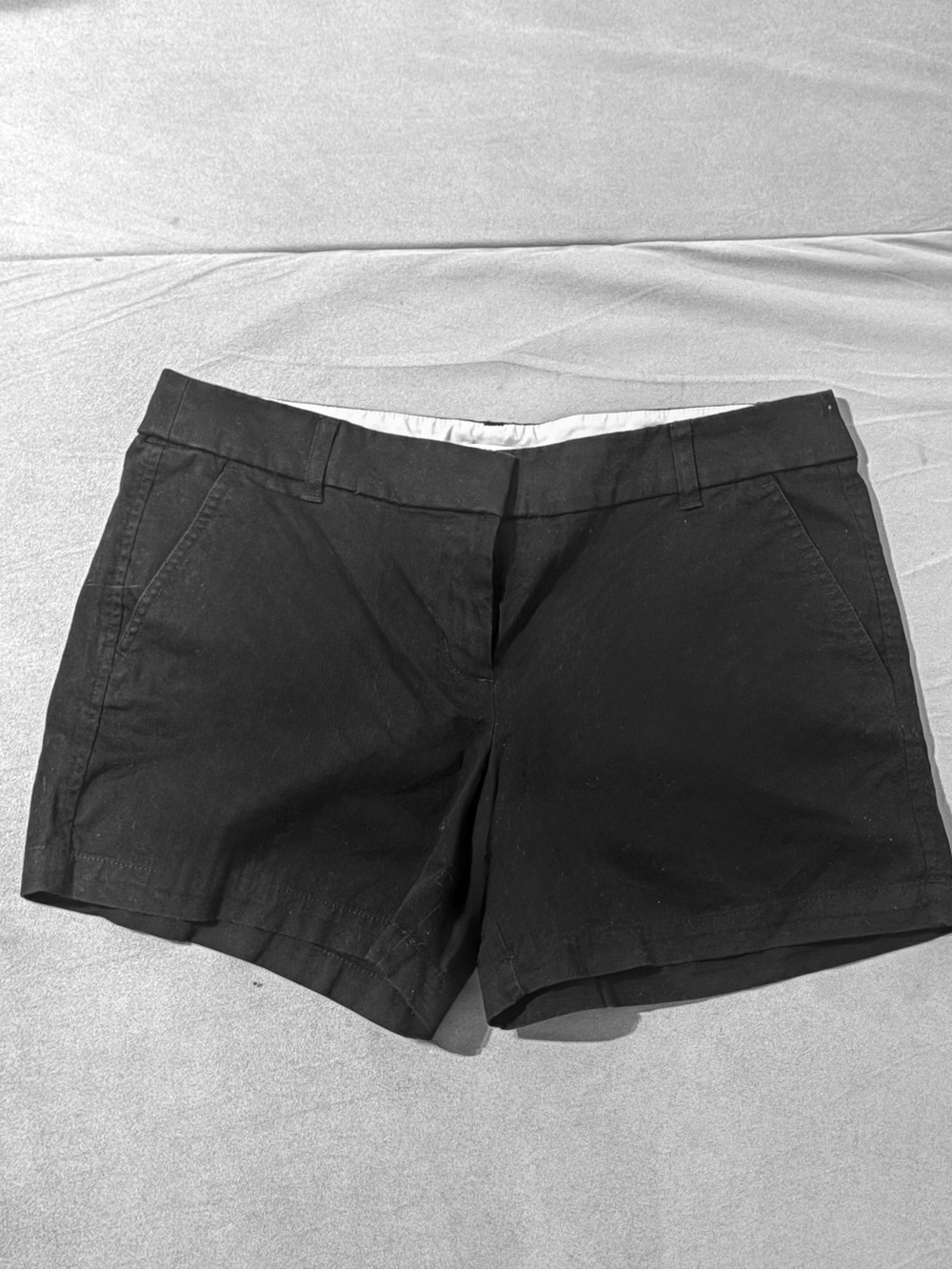 J. Crew Classic Women's Black Chino Shorts 10